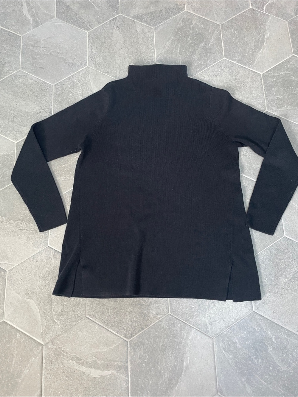 J.Jill Black Mock Neck Sweater – Women’s Medium Long Sleeve